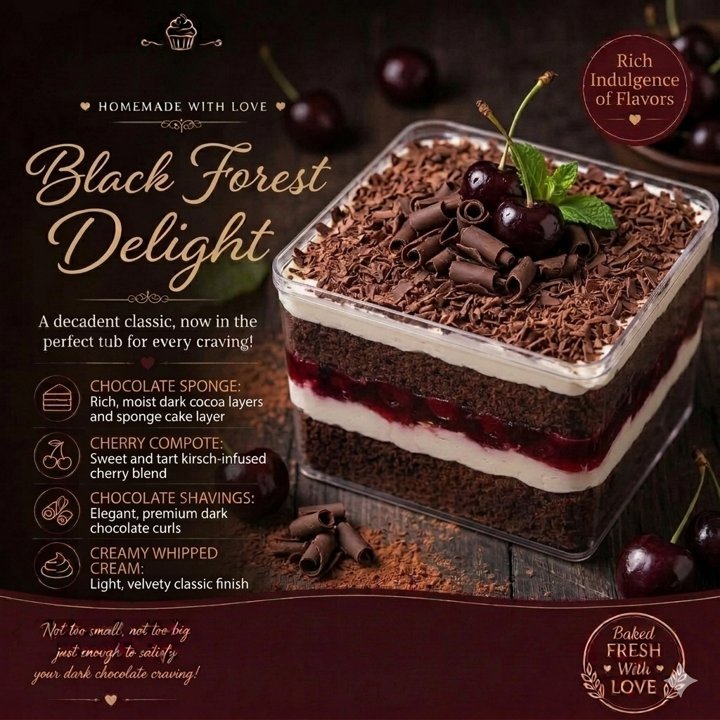Classic Black Forest – Cherries & Cream