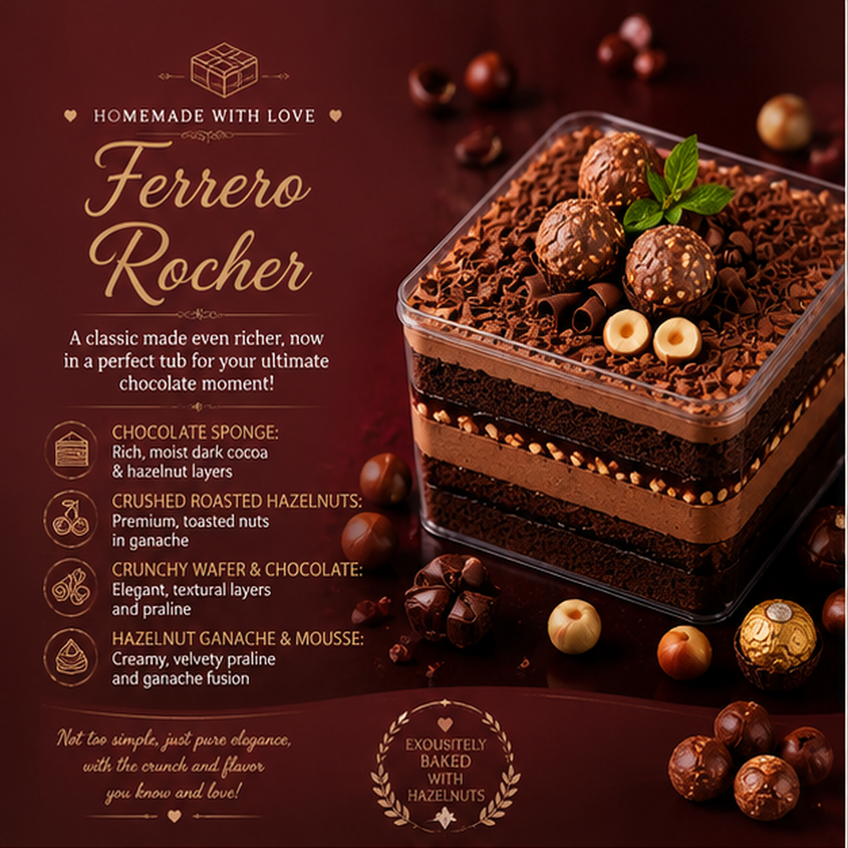 Ferrero Rocher – Decadent Hazelnut Chocolate