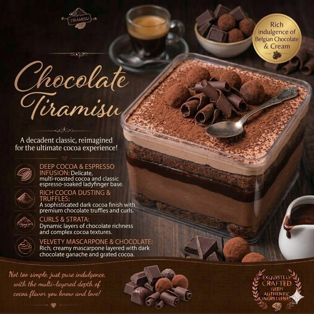 Chocolate Tiramisu – Rich Double Mocha
