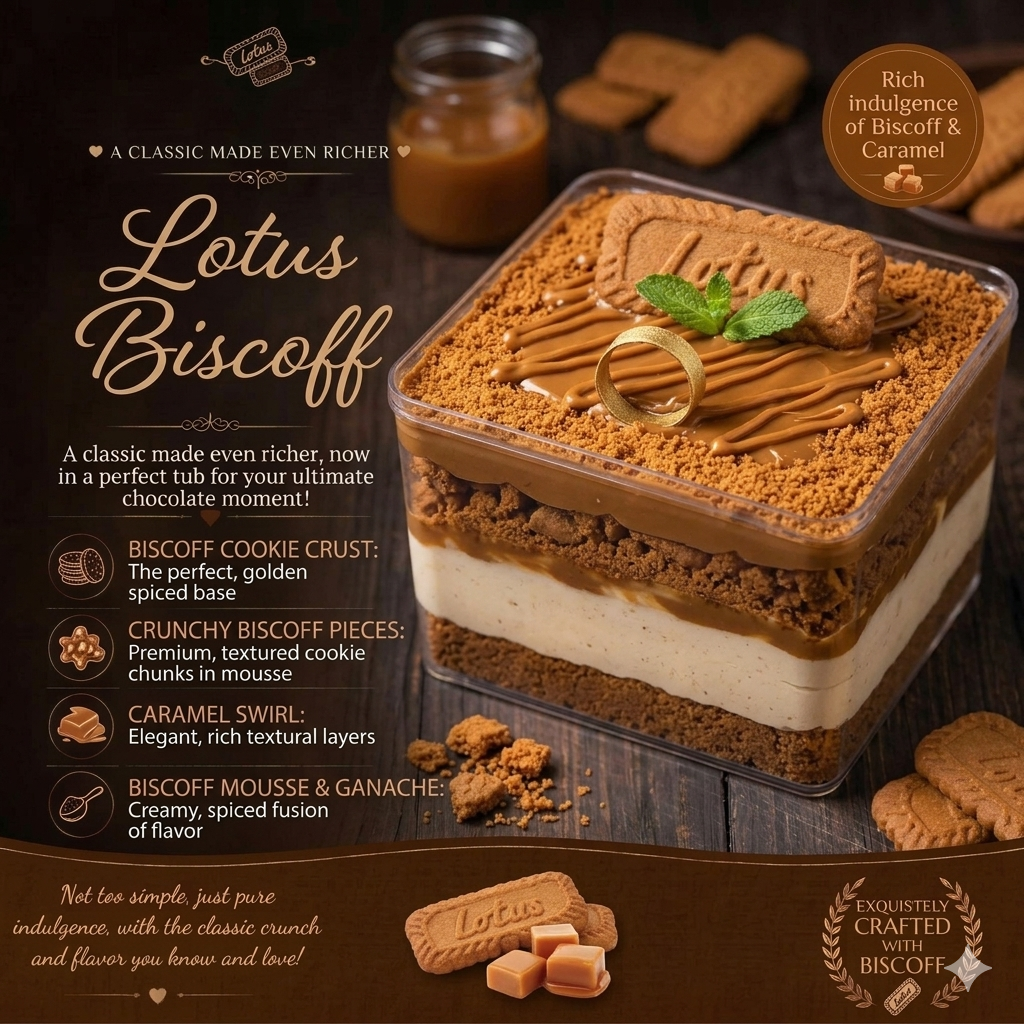 Lotus Biscoff – Caramelized Cookie Crunch